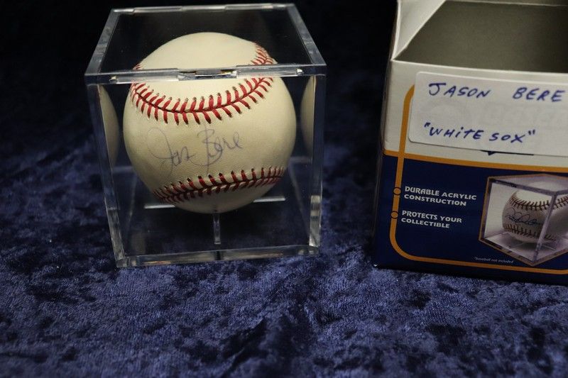 Photo 1 of Jason Bere SIGNED ball in cube