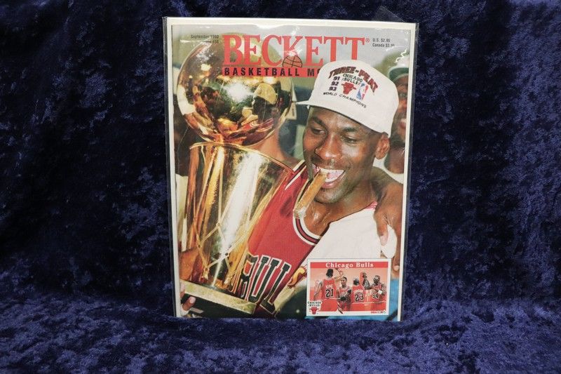 Photo 1 of Michael Jordan on cover of Sept 1993 Beckett