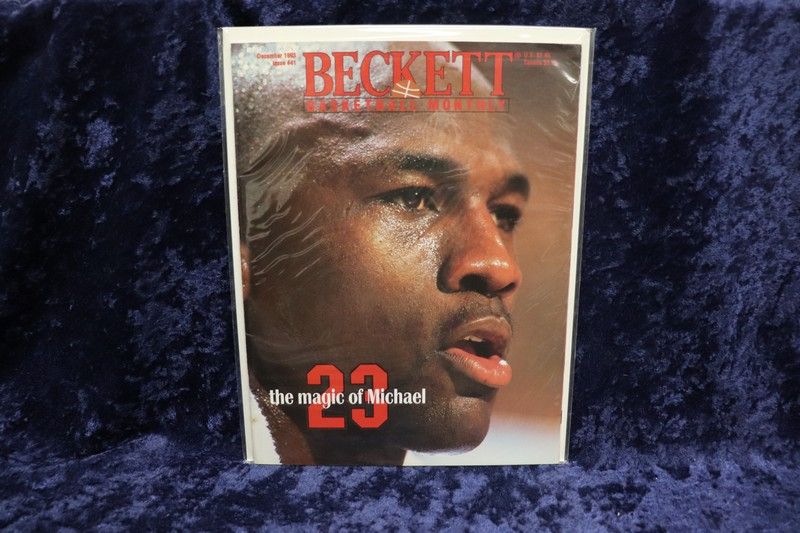 Photo 1 of Michael Jordan on cover of Dec 1993 Beckett 