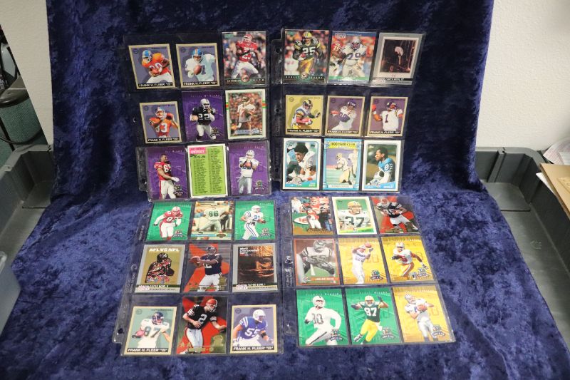 Photo 1 of 36 Football cards in pages