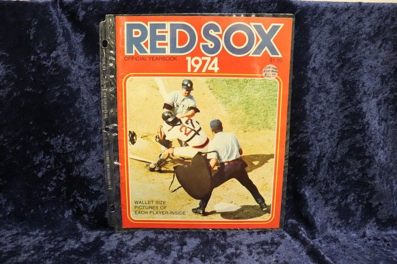 Photo 1 of 1974 Red Sox Yearbook (Rice Rookie year)