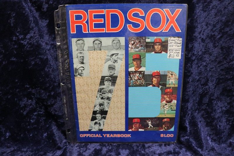 Photo 1 of 1975 Red Sox Yearbook