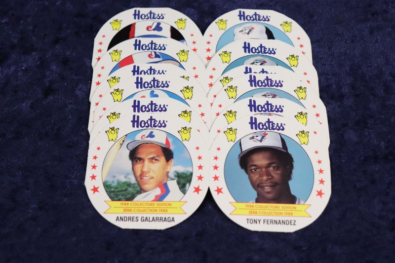 Photo 2 of 1988 Hostess 24 card Baseball uncut pogs 