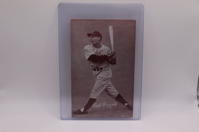 Photo 1 of Phil Rizzuto vintage exhibit card 3.5x5.5