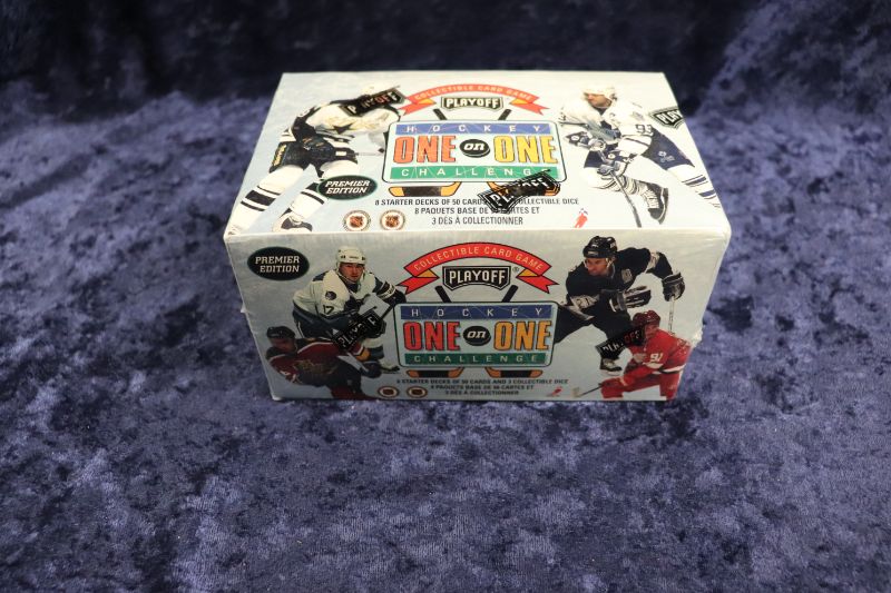 Photo 1 of 1995 Playoff Hockey game cards 8 starter decks (sealed)