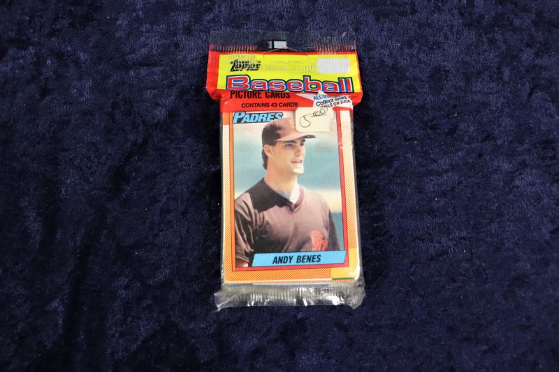 Photo 1 of 1990 Topps Baseball 42 card pack (sealed)