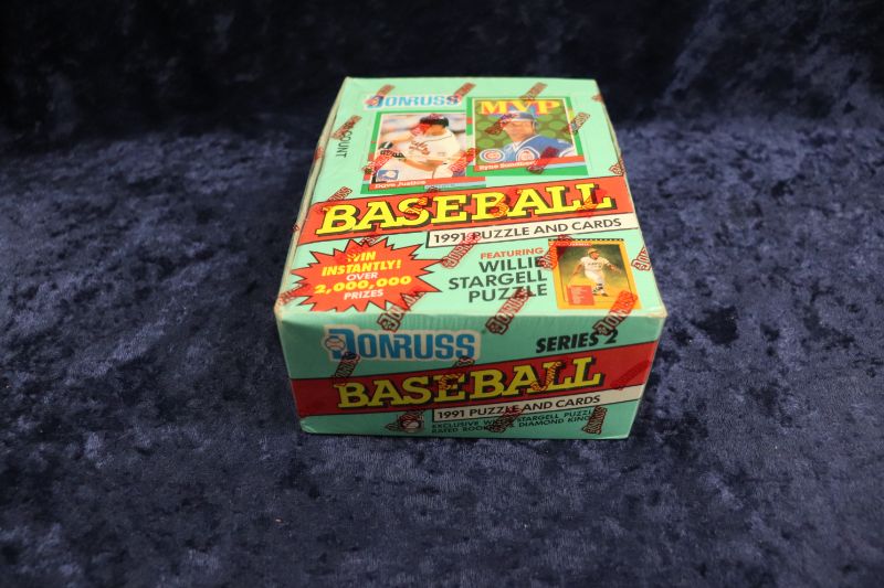 Photo 1 of 1991 Donruss Baseball series 2 wax box (sealed)