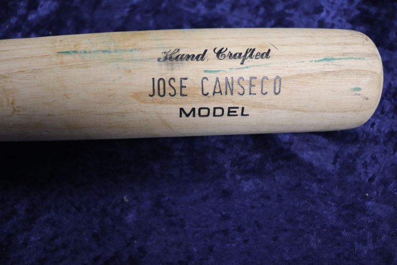 Photo 1 of Jose Canseco game used Bat (slight crack)