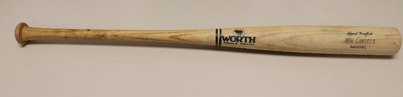 Photo 2 of Jose Canseco game used Bat (slight crack)