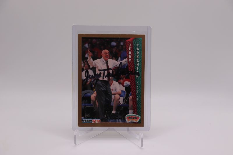 Photo 1 of Jerry Tarkanian 1992 Fleer AUTOGRAPHED (EX)