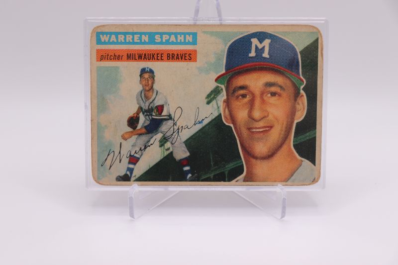 Photo 1 of Warren Spahn 1956 Topps (VG)