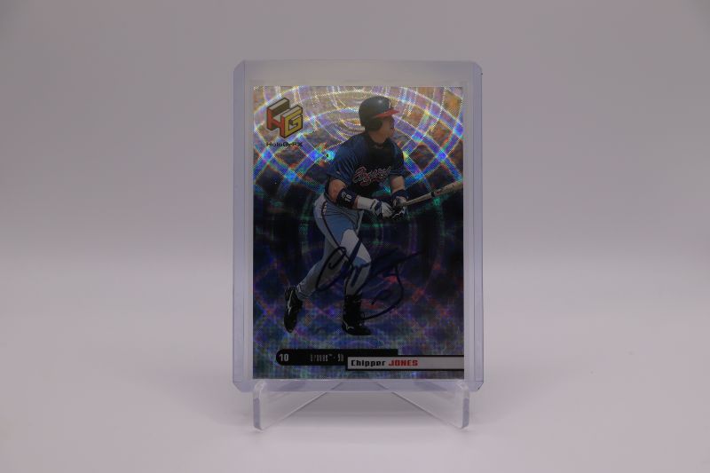 Photo 1 of Chipper Jones UD Holo AUTOGRAPHED (Mint)