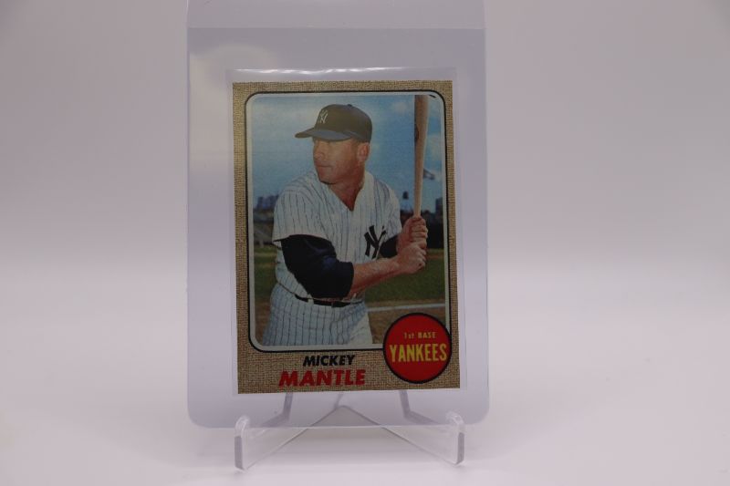Photo 1 of Mickey Mantle 1968 Topps reprint (Mint)