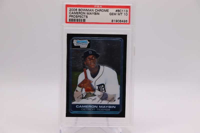 Photo 1 of Cameron Maybin 2006 Bowman Chrome ROOKIE (Graded 10)