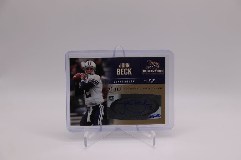 Photo 1 of John Beck 2007 Sage ROOKIE AUTOGRAPHED (Mint) Dolphins