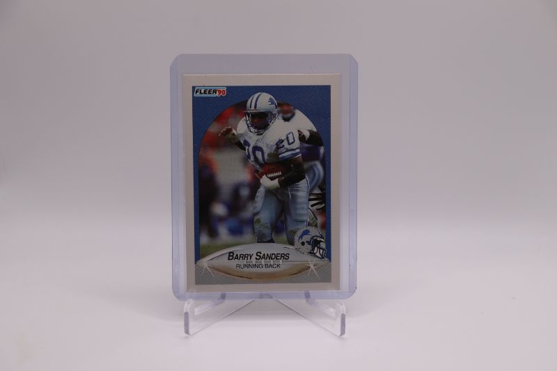 Photo 1 of Barry Sanders 1990 Fleer (Mint) 1st Fleer