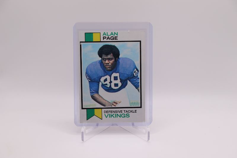 Photo 1 of Alan Page 1973 Topps (NrMt) HOF