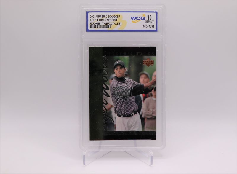 Photo 1 of Tiger Woods 2001 UD ROOKIE (Graded 10)