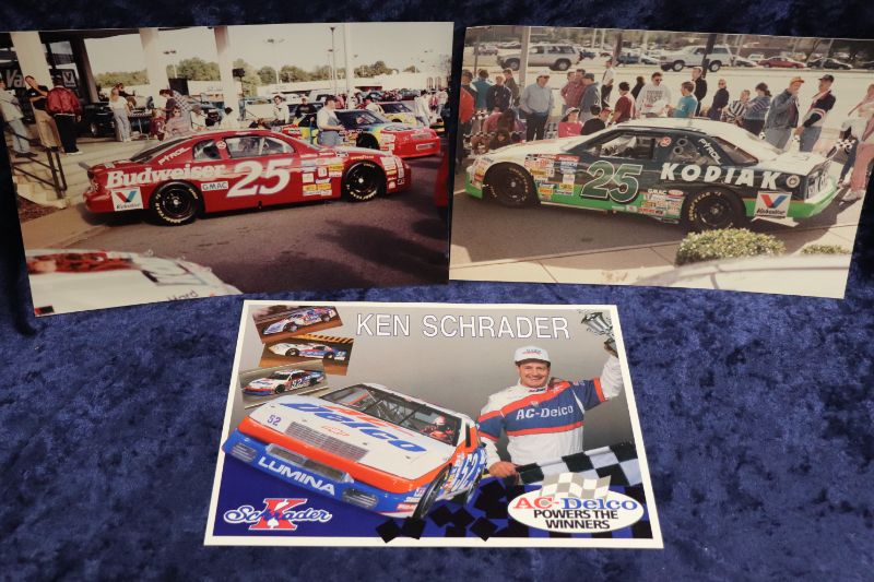 Photo 1 of 2 NASCAR 8x12 photos and 1 print 8x10