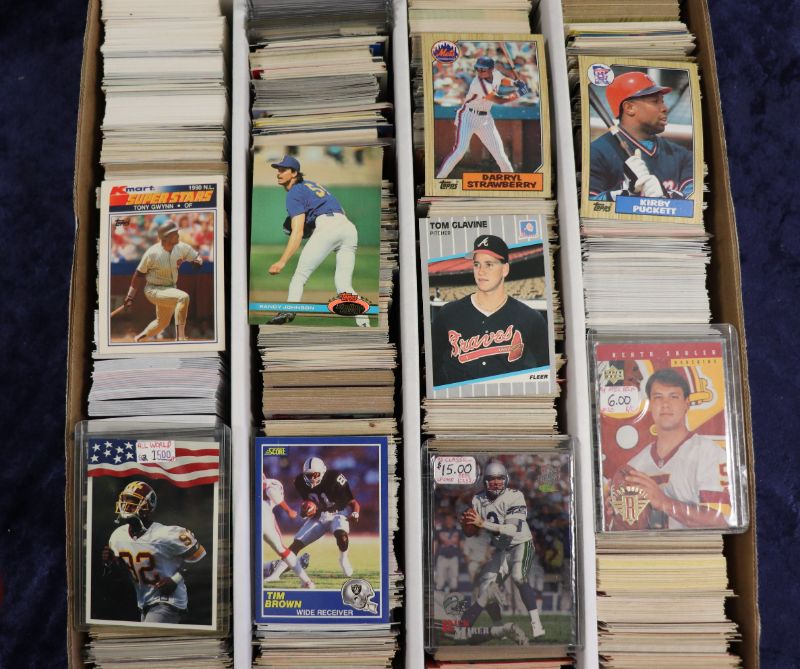 Photo 2 of 3000+ cards mixed years/sports A