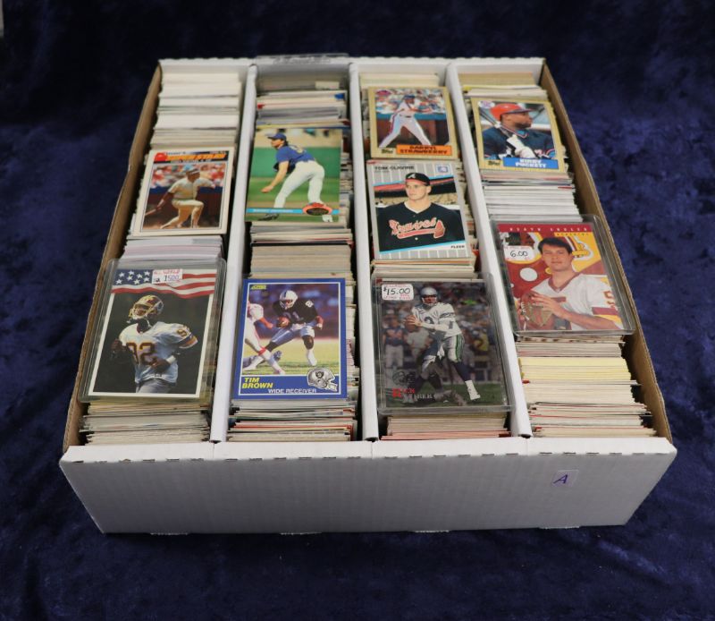 Photo 1 of 3000+ cards mixed years/sports A