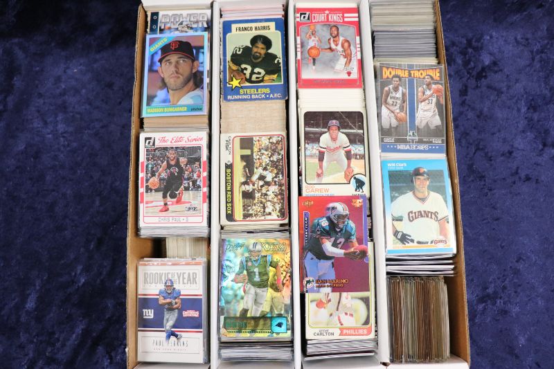 Photo 2 of 3000+ cards mixed years/sports B
