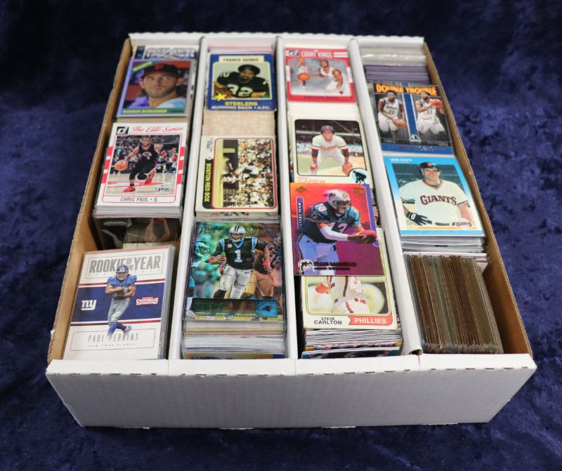 Photo 1 of 3000+ cards mixed years/sports B