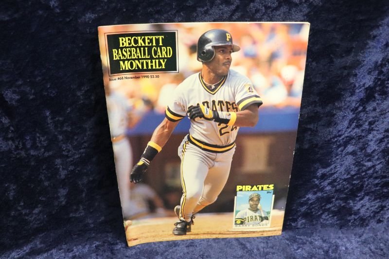 Photo 1 of Barry Bonds cover of 1990 Beckett