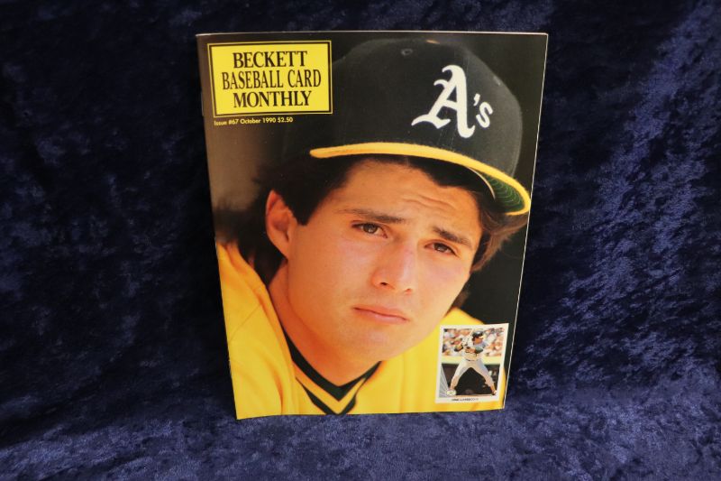 Photo 1 of Jose Canseco cover of 1990 Beckett