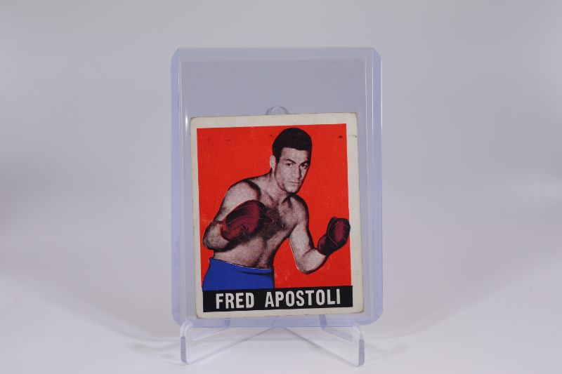 Photo 1 of 1948 Leaf Boxing Fred Apostoli (EX)