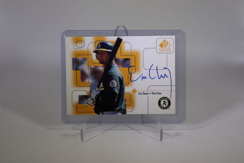 Photo 1 of Eric Chavez 1999 SP AUTOGRAPHED ROOKIE (Mint)