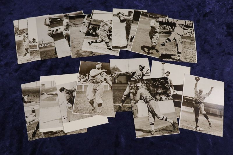 Photo 1 of Lot of 23 Baseball HOFers postcards 1978