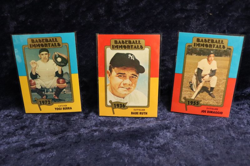 Photo 1 of 3 Baseball Immortals (Dimaggio,Ruth,Berra)