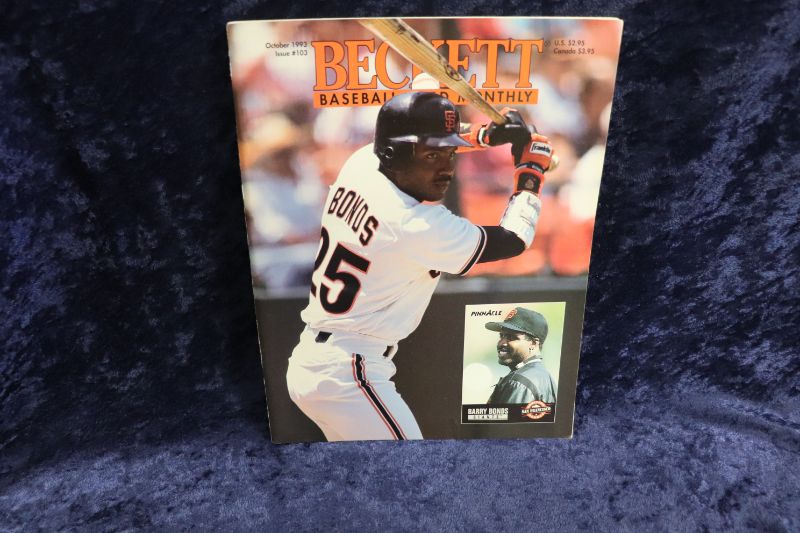 Photo 1 of Barry Bonds cover of 1993 Beckett