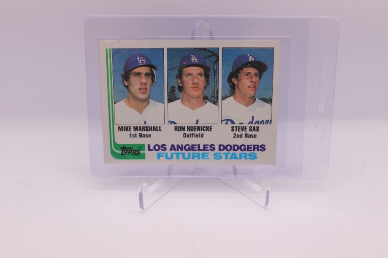 Photo 1 of Steve Sax/Marshall 1982 Topps ROOKIE (Mint)