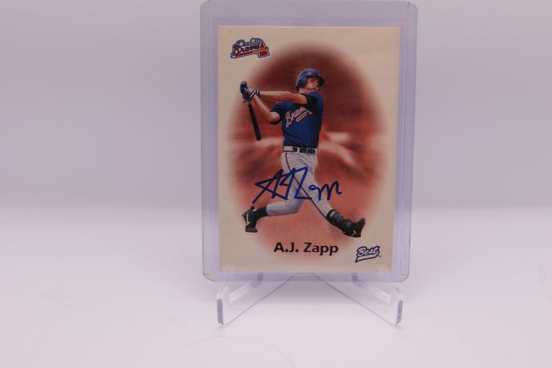 Photo 1 of A.J. Zapp 1998 Best AUTOGRAPHED (Mint) Braves