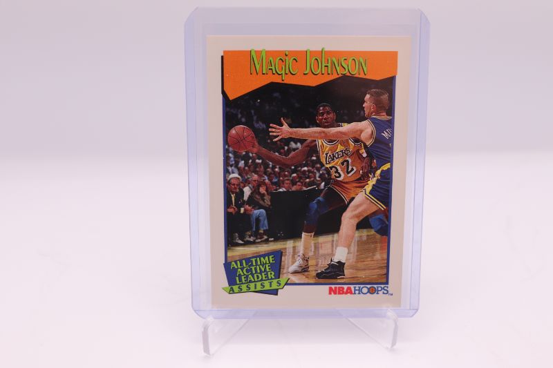 Photo 1 of Magic Johnson 1991 Hoops (Mint) 535