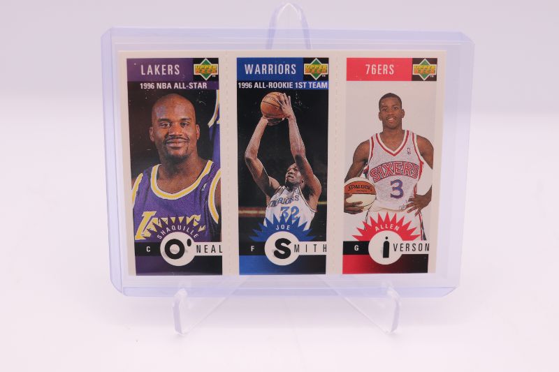 Photo 1 of Shaq/Iverson ROOKIE/Smith (Mint)