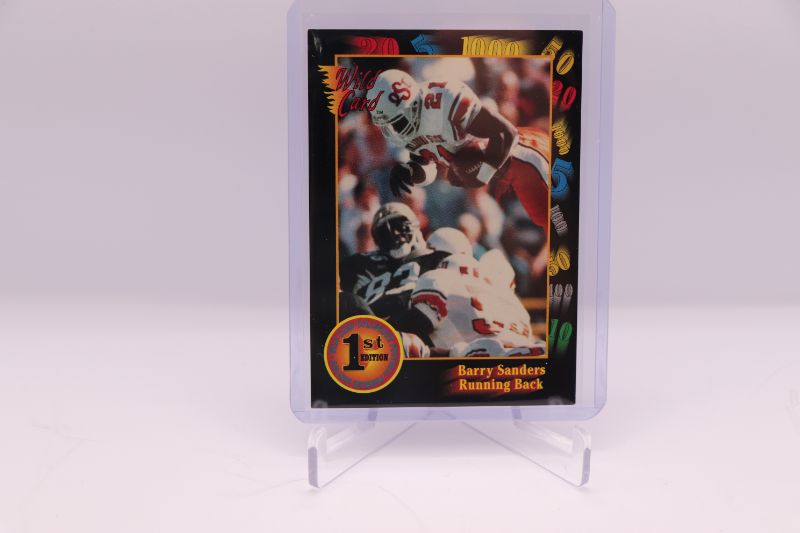 Photo 1 of Barry Sanders 1991 WildCard (Mint)