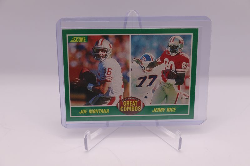 Photo 1 of Joe Montana/Jerry Rice 1989 Score (Mint)