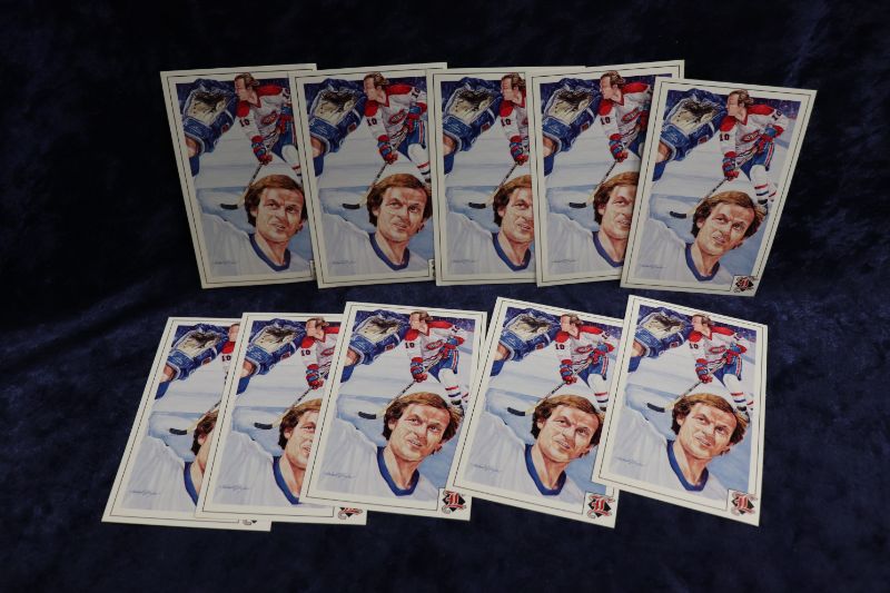 Photo 1 of Guy Lafleur 1992 postcards x10