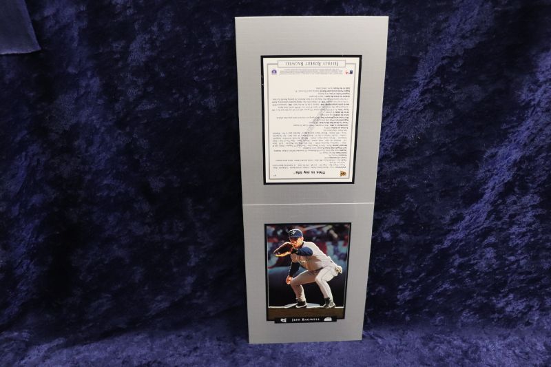 Photo 1 of Jeff Bagwell 1994 folding 3D card (5.5”x7.5” folded) RARE