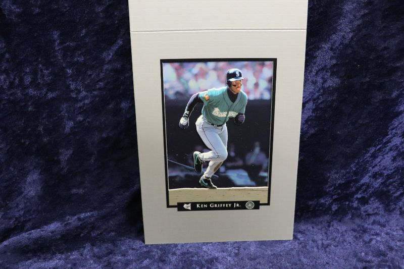 Photo 2 of Ken Griffey Jr 1994 folding 3D card (5.5”x7.5” folded) RARE