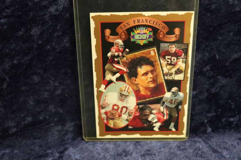 Photo 1 of SF 49ers 1993 Kickoff card 3.5x5” (Rare) numbered