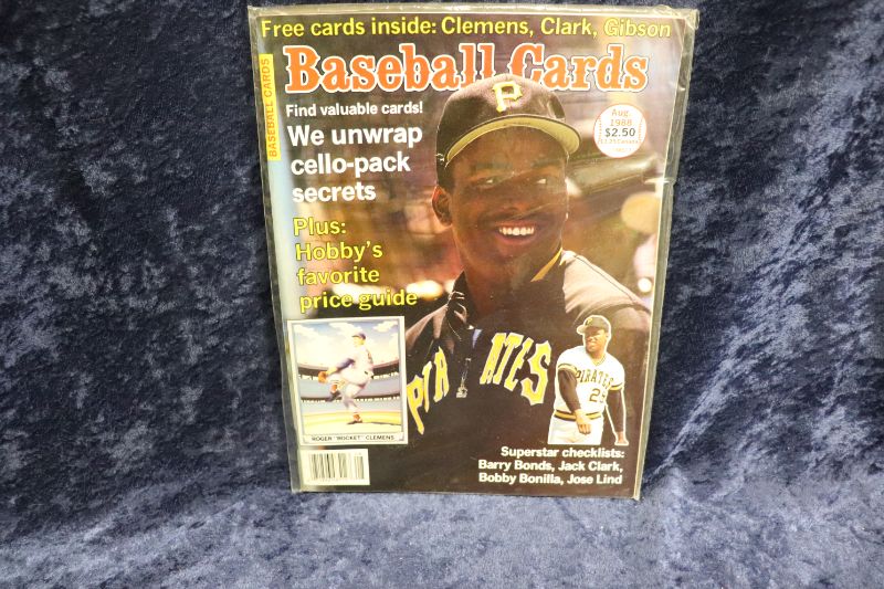 Photo 1 of Bobby Bonilla on cover of Baseball Cards w/insert cards