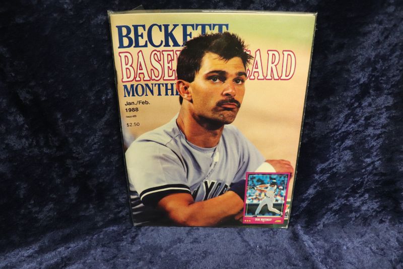 Photo 1 of Don Mattingly on cover of 1988 Beckett