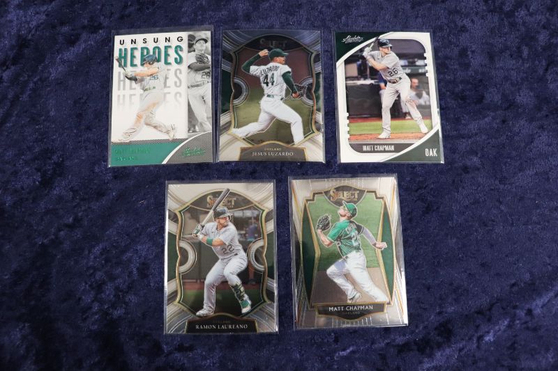 Photo 1 of 5 Oakland A’s cards (mint)