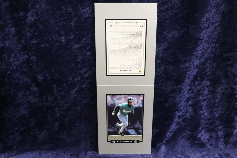 Photo 1 of Ken Griffey Jr 1994 folding 3D card (5.5”x7.5” folded) RARE