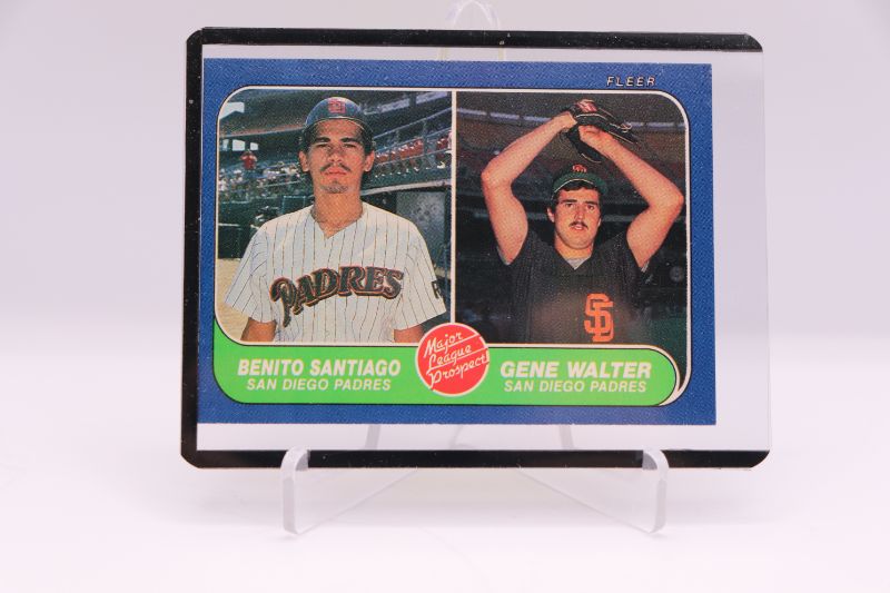 Photo 1 of Benito Santiago 1986 Fleer ROOKIE (Mint)