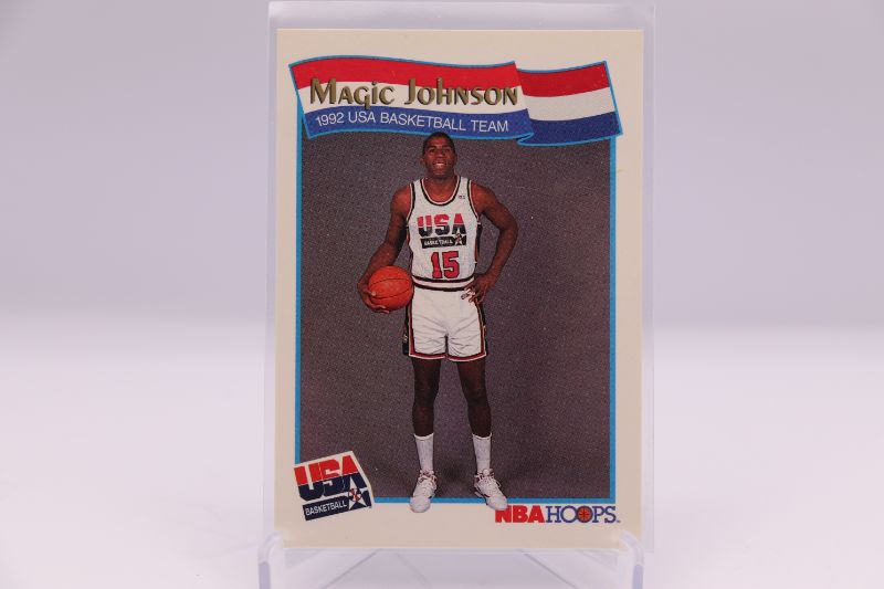 Photo 1 of Magic Johnson 1991 Hoops USA (Mint) 